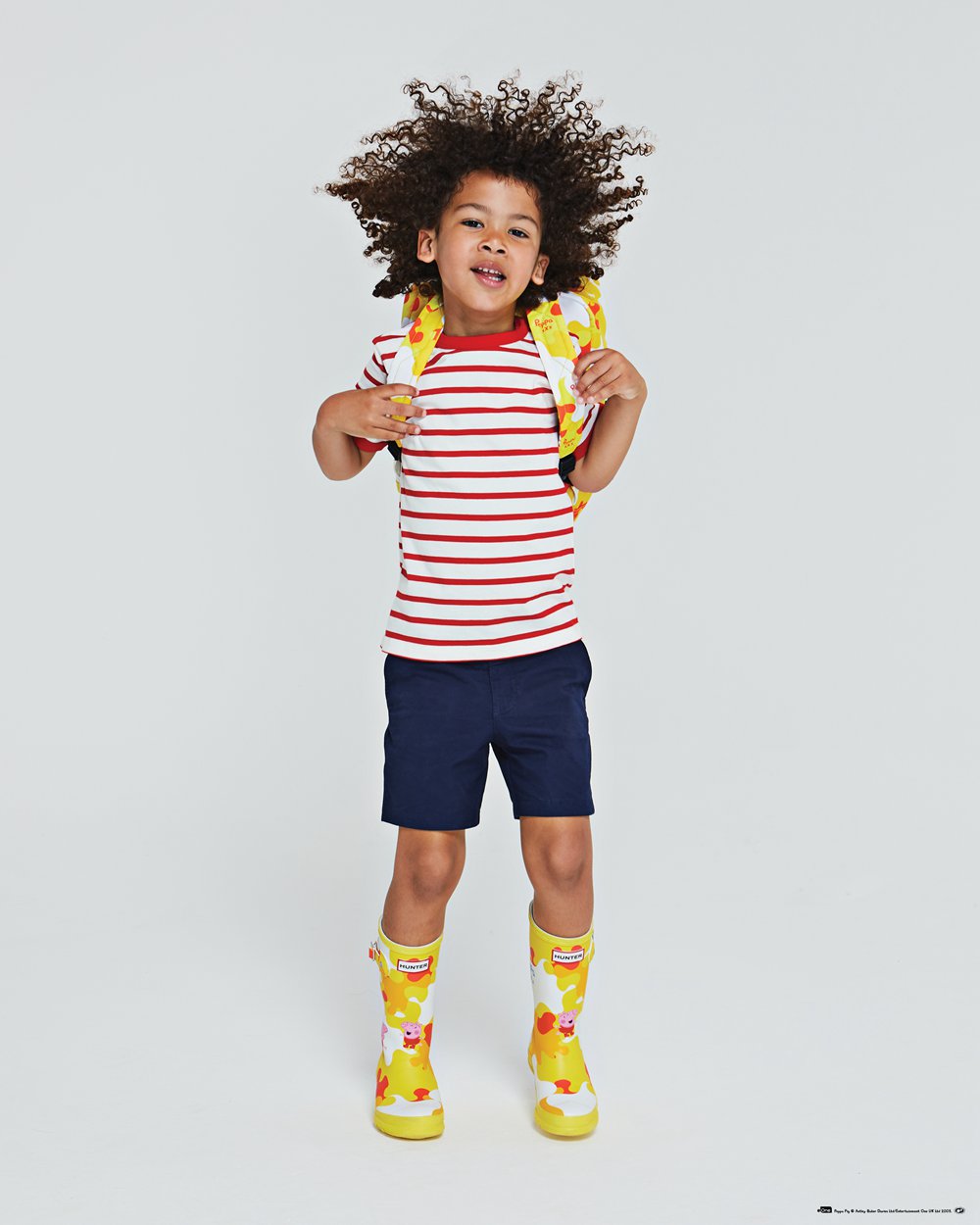 Kids Hunter Original Little Peppa Pig - Rain Boots Yellow - 1052-ZFJTC